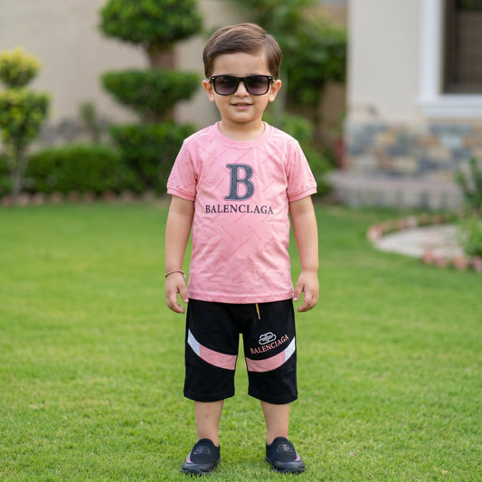 Premium Balenciaga-Inspired Kids' Co-ord Set