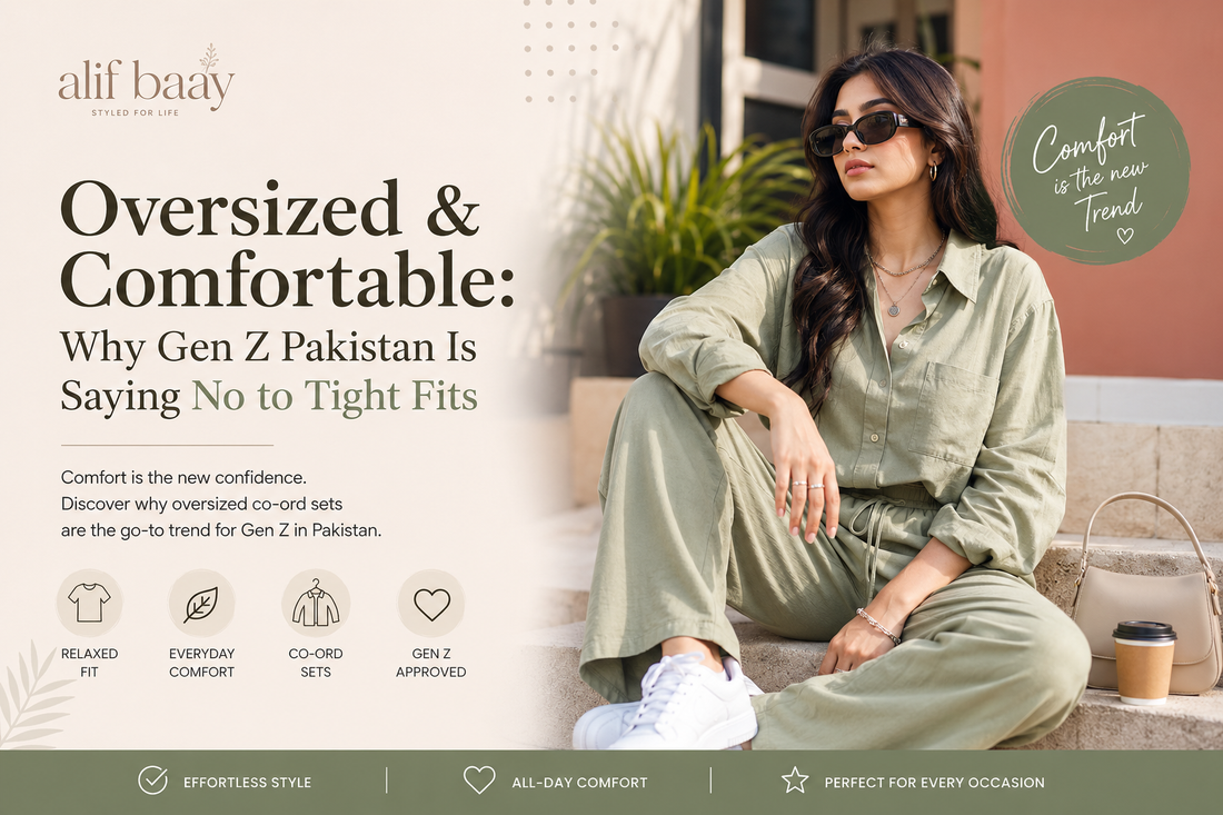 Oversized &amp; Comfortable: Why Gen Z Pakistan Is Saying No to Tight Fits| Alifbaay