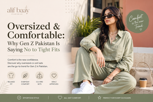 Oversized &amp; Comfortable: Why Gen Z Pakistan Is Saying No to Tight Fits| Alifbaay