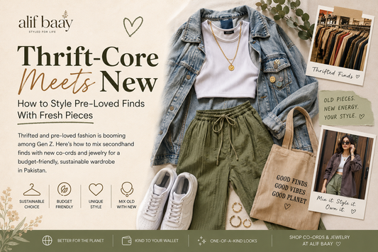 Thrift-Core Meets New: How to Style Pre-Loved Finds With Fresh Pieces| Alifbaay
