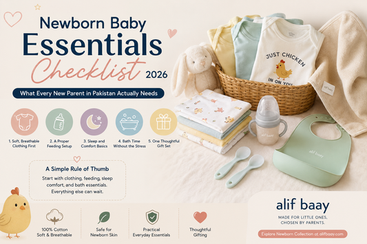 Newborn Baby Essentials Checklist 2026 (Pakistan Edition) | Alif Baay