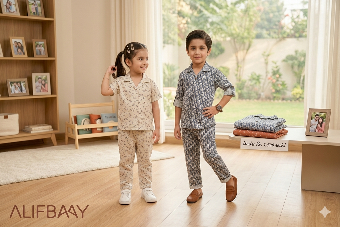 Designer-Inspired Kids' Fashion Under Rs.1,500: Style Your Child Without Breaking the Bank| Alifbaay