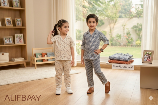 Designer-Inspired Kids' Fashion Under Rs.1,500: Style Your Child Without Breaking the Bank| Alifbaay