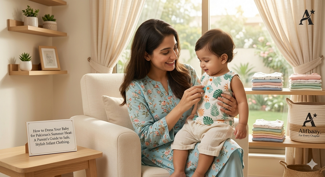 How to Dress Your Baby for Pakistan's Summer Heat: A Parent's Guide to Safe, Stylish Infant Clothing| Alifbaay