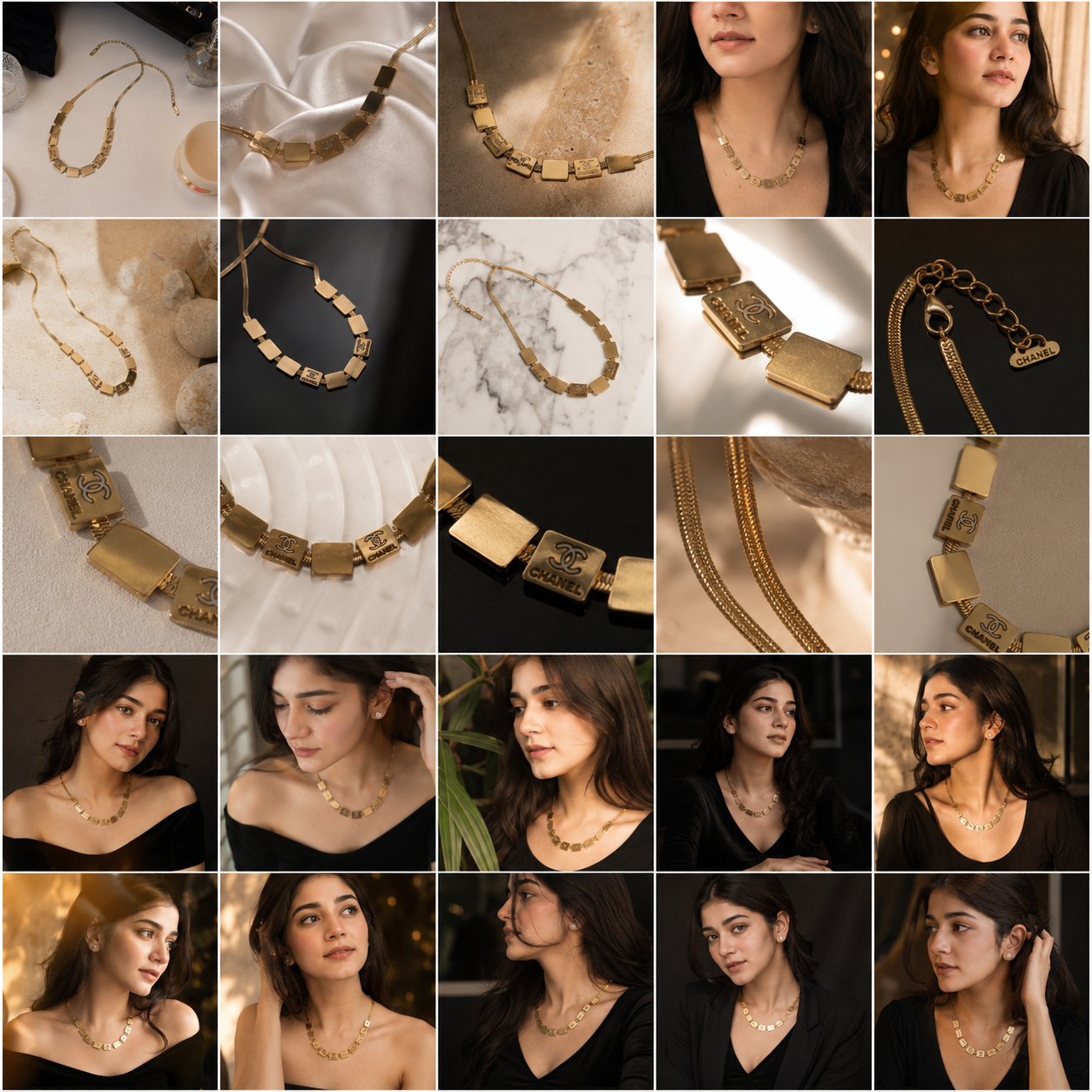 Luxury Gold Geometric Necklace – Timeless Statement Jewelry
