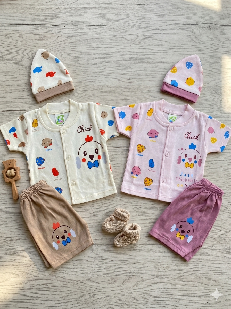 Newborn Set "Just Chicken in on You"