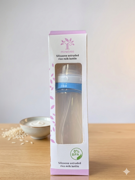 Minetree Premium Silicone Squeeze Feeding Bottle (120ml)