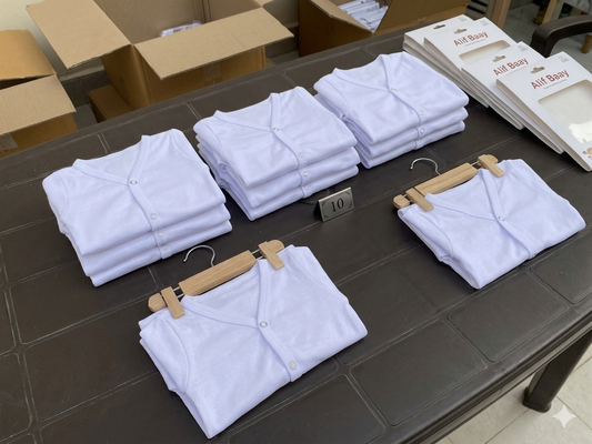 Pure Cotton Baby Vest Trio (Pack of 3) – Essential White Front-Snap Undershirts