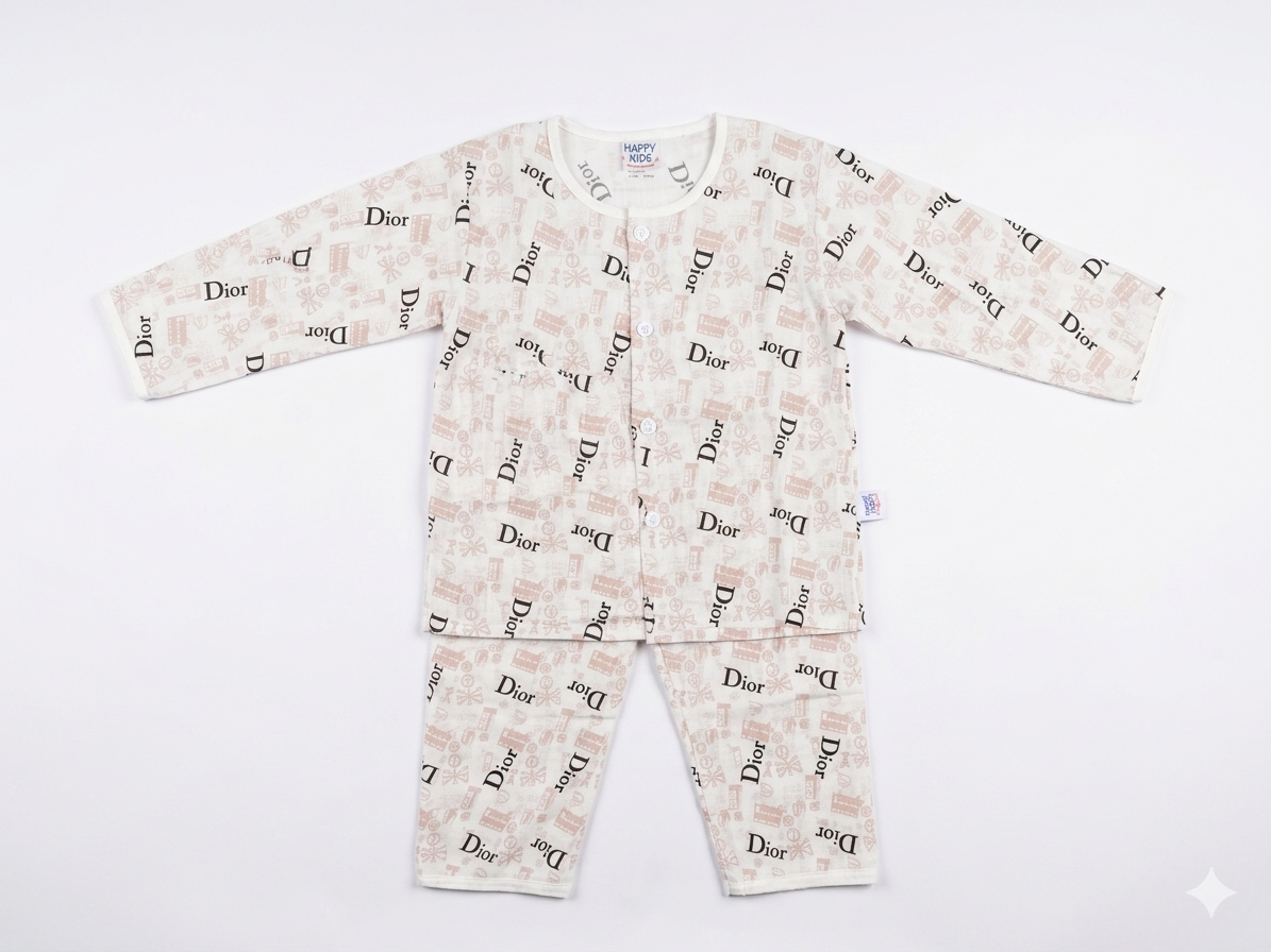 Premium Kids' Dior-Inspired Co-ord Set