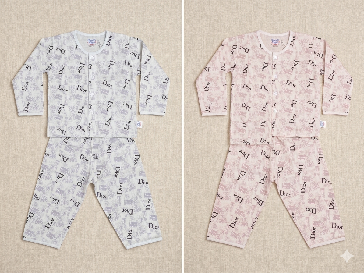 Premium Kids' Dior-Inspired Co-ord Set