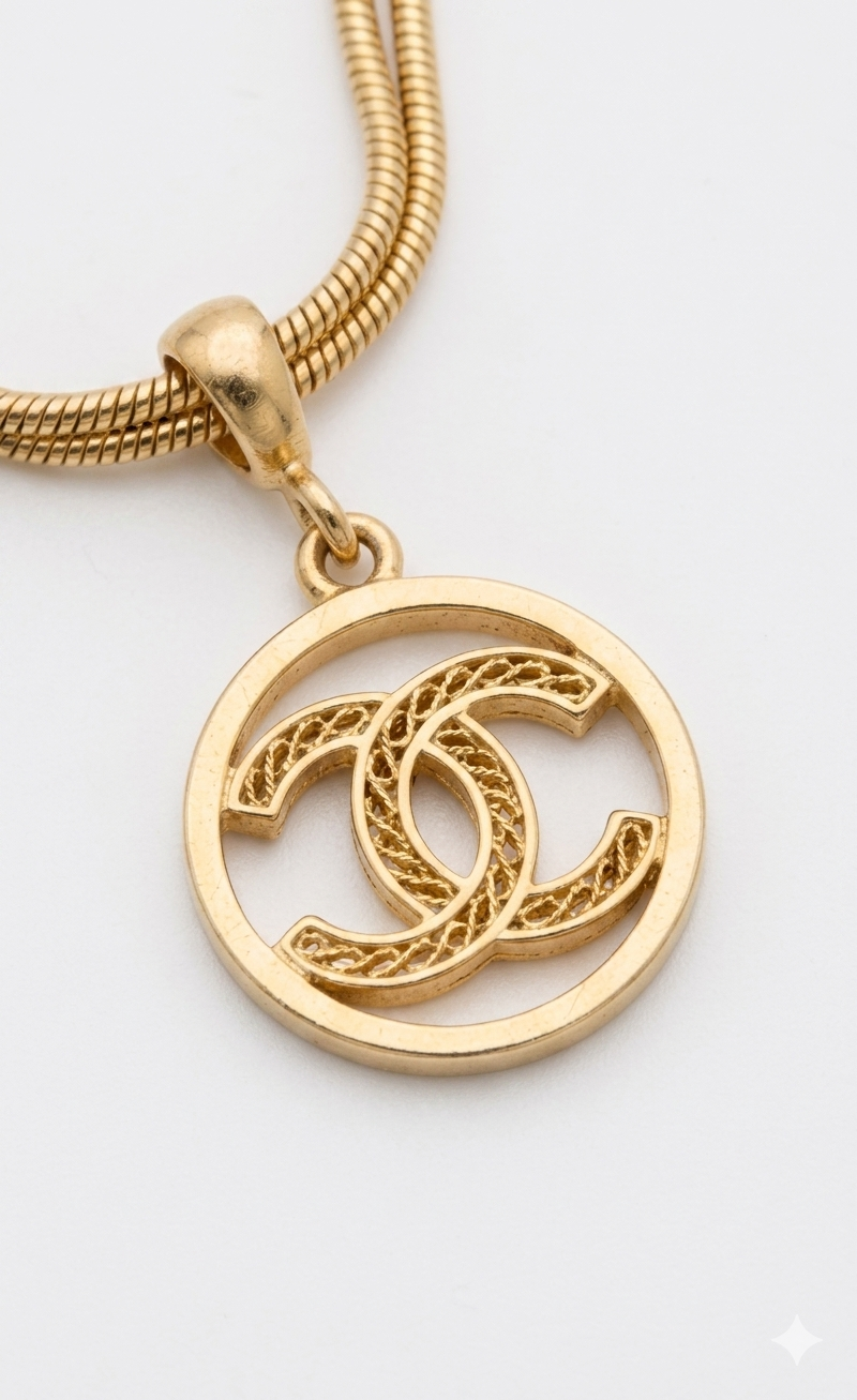 The Icon Signature chanel Lariat Necklace