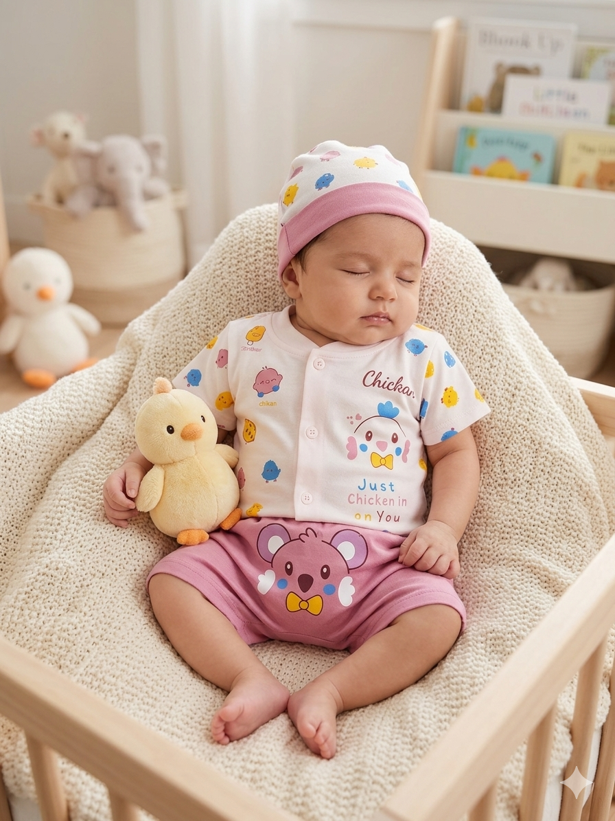Newborn Set "Just Chicken in on You"