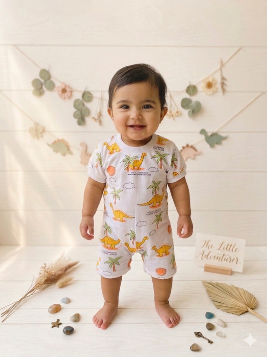 Little Adventurers: Baby Dinosaur Short Set