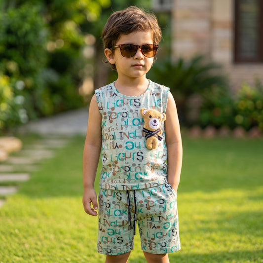 Premium Comfort Printed Summer Set for Baby Boys
